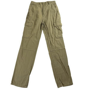 Billabong Mens Cargo Pants Olive Green Utility Vintage Y2K Streetwear 27x32 Army